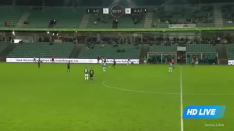 Poster siaran AB Akademisk VS Aarhus Fremad