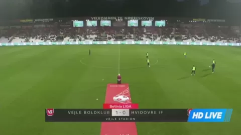 Poster siaran Vejle VS Hvidovre IF