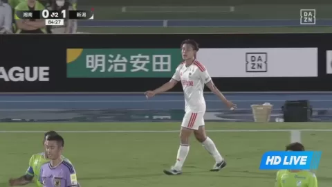 Poster siaran Shonan Bellmare VS Albirex Niigata