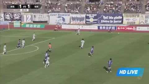 Poster siaran Thespa Kusatsu Gunma VS FC Ryukyu Okinawa