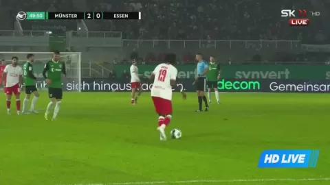 Poster siaran Preußen Münster VS Rot-Weiss Essen