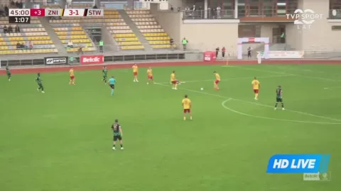 Poster siaran Znicz Pruszkow VS Stal Stalowa Wola
