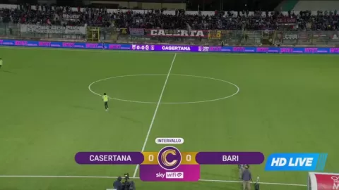 Poster siaran US Casertana 1908 VS Bari