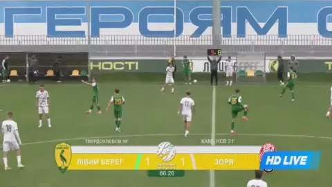 Poster siaran FC Livyi Bereh U21 VS FC Zorya Luhansk U21