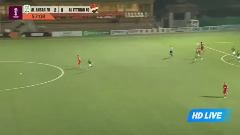Poster siaran Al Ansar SC VS Al-Ittihad Ahli of Aleppo