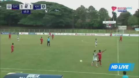 Poster siaran Chinland FC VS Yangon City