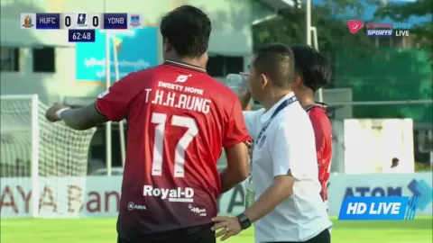 Poster siaran Hantharwady United VS Yadanarbon FC