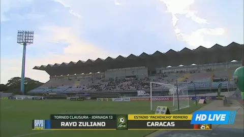 Poster siaran Rayo Zuliano VS Caracas FC