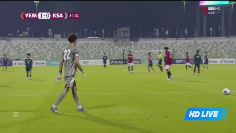 Poster siaran Yemen U17 VS Saudi Arabia U17