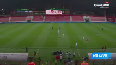 Poster siaran Shabab Al Ahli VS Dubai United