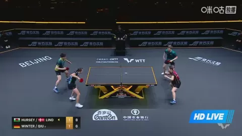 Poster siaran Lind A / Hursey A VS Qiu D / Winter S
