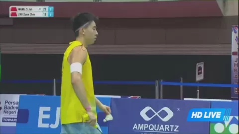 Poster siaran X.Zhu VS Wang Zijun